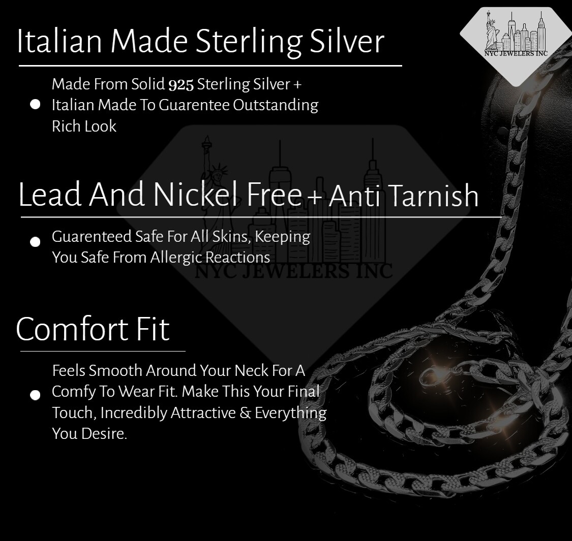 Italian Solid Sterling Silver Beaded Ball Chain Necklace 925 Silver Chain Choker