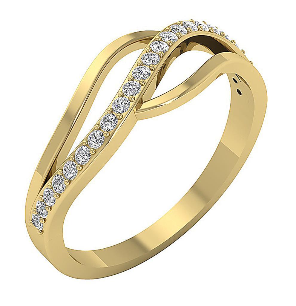 Engagement Ring Natural Diamond SI1 G 0.25 Carat 14K Rose Gold Appraisal 7.25 mm