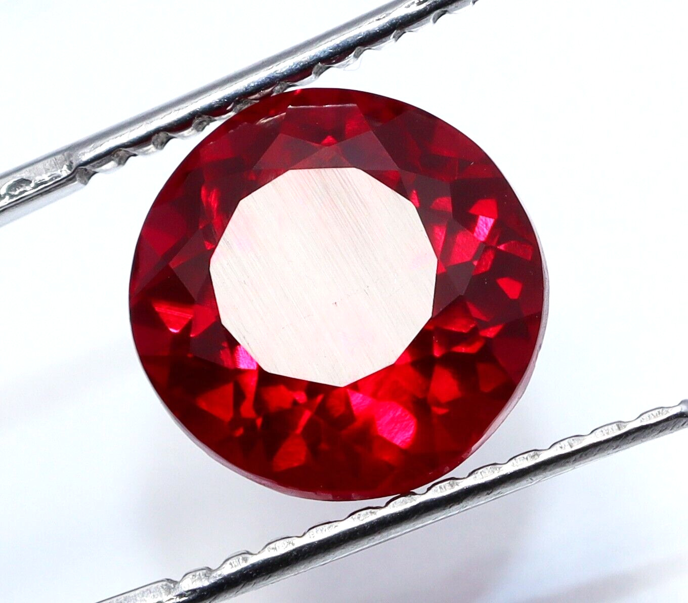 Natural Ruby Burmese Round Cut 7.80 Ct Red Certified Loose Gemstone