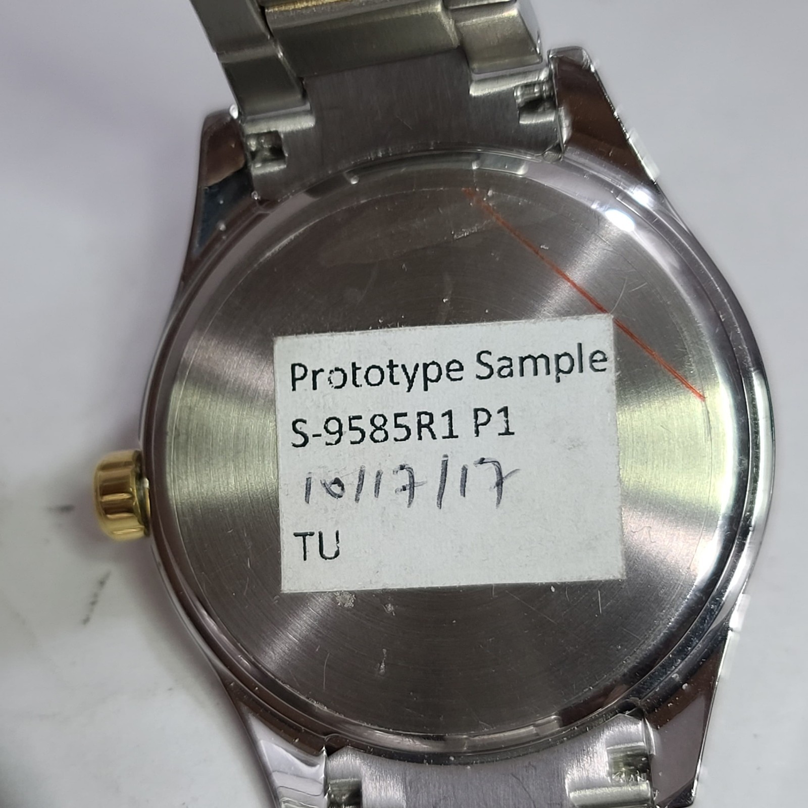 S-9585R1 BULOVA WHITE DIAL STAINLESS STEEL MEN’S WATCH MB5-190