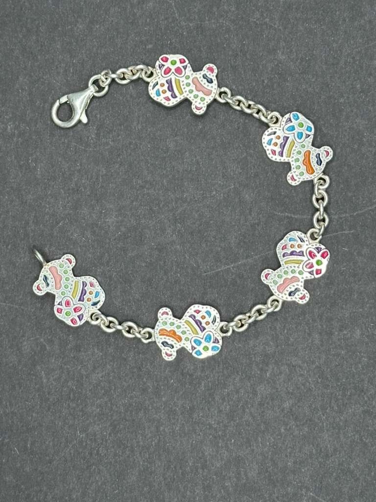 TOUS – Authentic Silver and Enamel Tous Bracelet