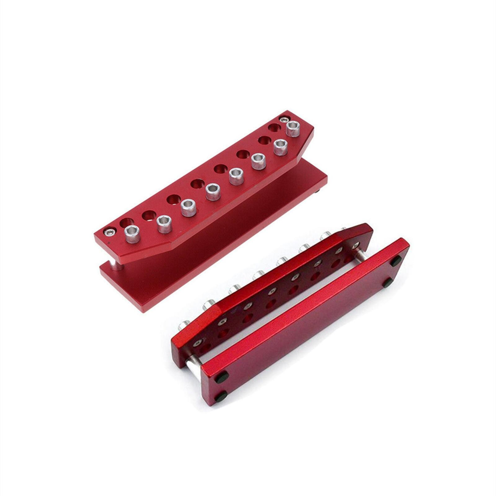 Portable Aluminum Alloy Screwdriver 8-Holder Base Rack Watchmaker Repair Tool