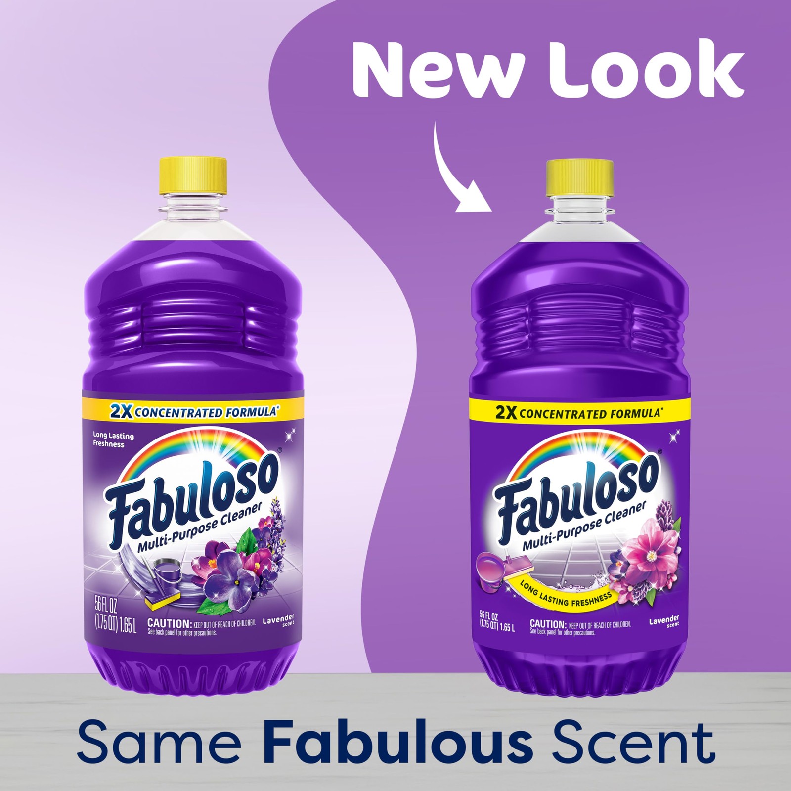 Fabuloso Multi-Purpose Cleaner & Floor Cleaner, 2X 56 Fl Oz (Pack of 1)