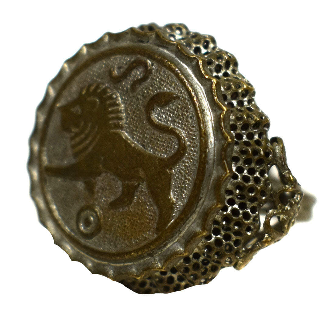 Ethiopian Leo Brass Horoscope Ring