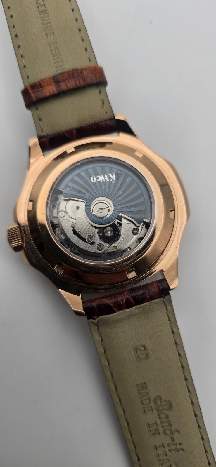 Knickerbockerwatchco Hand Engraved Enamel Guilloche Dial 44mm