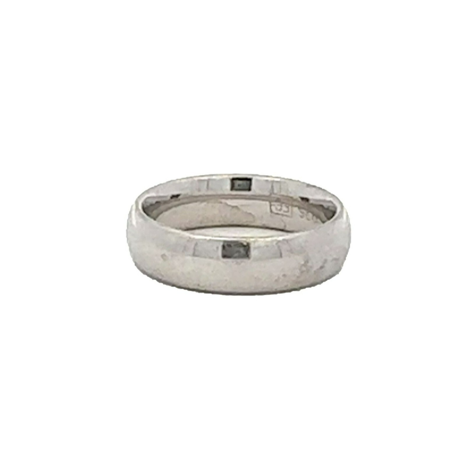 Designer Sterling Silver Size 6 Smooth Band Ring! 63