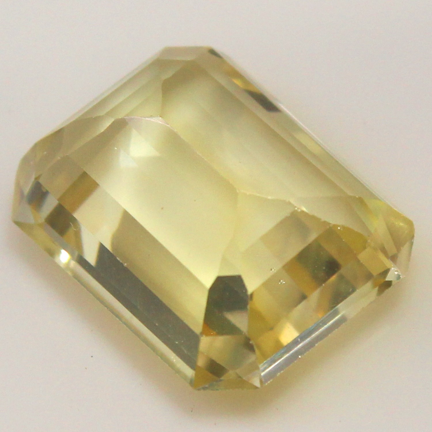 Natural 12.60 Ct Certified Ceylon Yellow Sapphire 15×12 MM Emerald AAA+ Gemstone