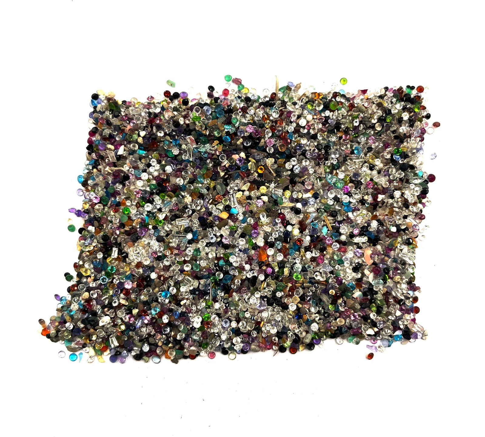 Multi Stone Small Round Cut Mix Stone Loose Gemstone Lot 1000 Pcs 1-2 MM