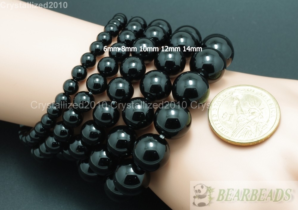 2Pcs Handmade 8mm Natural Gemstone Round Beads Stretchy Bracelet Healing Reiki