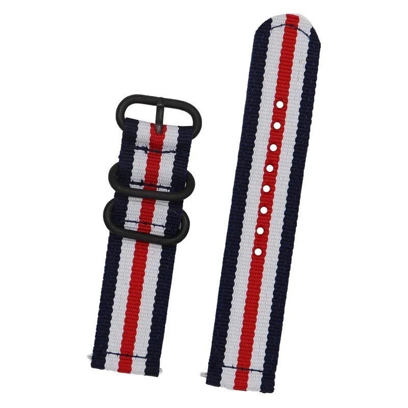 18mm 20mm 22mm 24mm Ballistic Durable Military Nylon Wrist Watch Band Strap