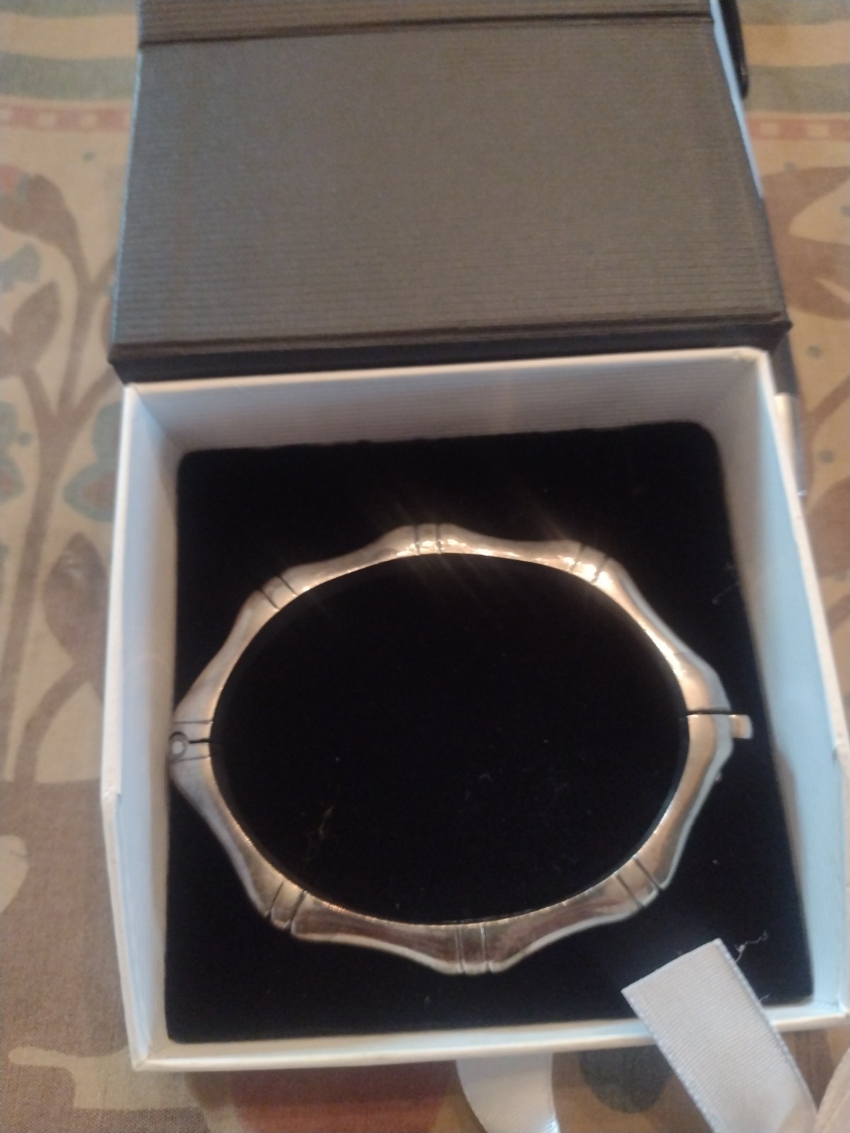 sterling silver 925 Bamboo Bracelet