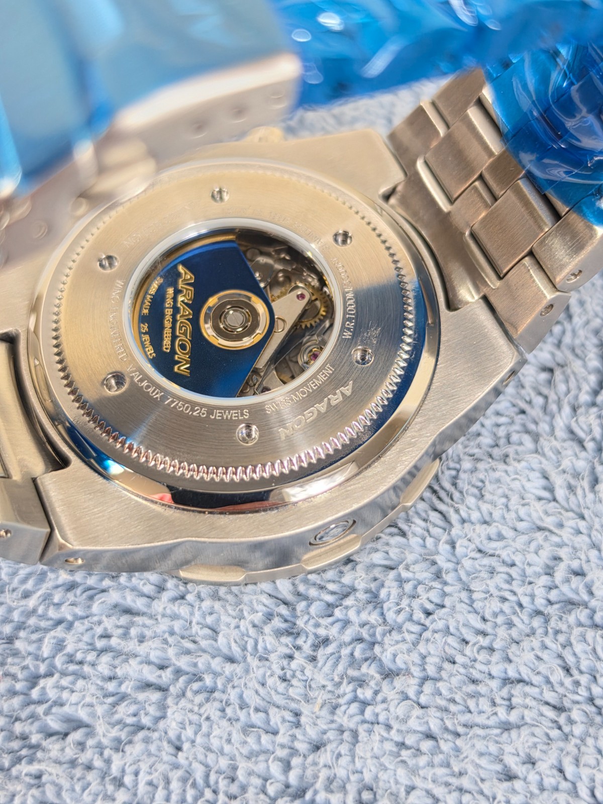 Aragon A161BLU Enforcer Valjoux 7750 Limited Edition 50mm Automatic Watch