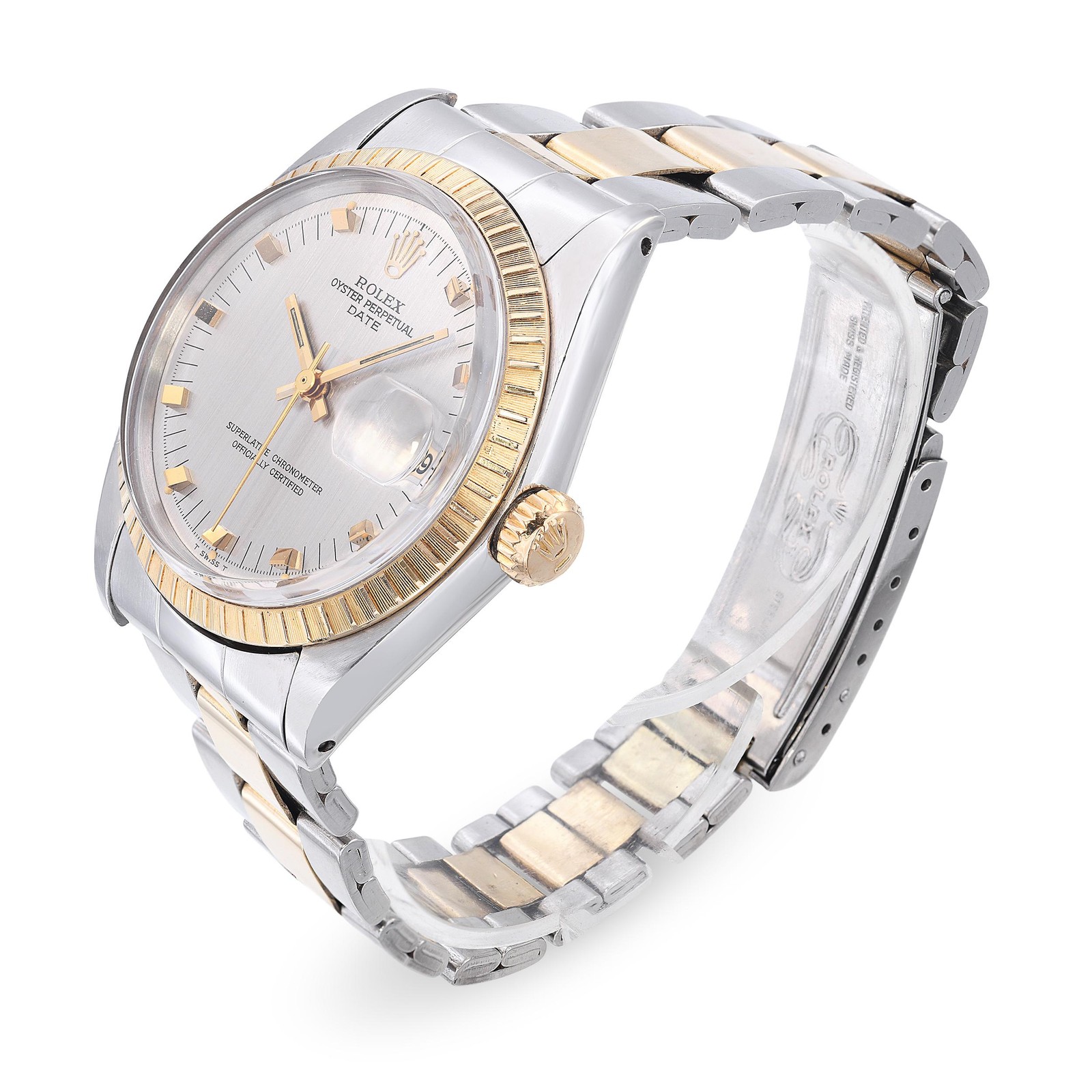 Rolex Oyster Perpetual Date Two-Tone Stainless Automatic Men’s Watch Ref 1505