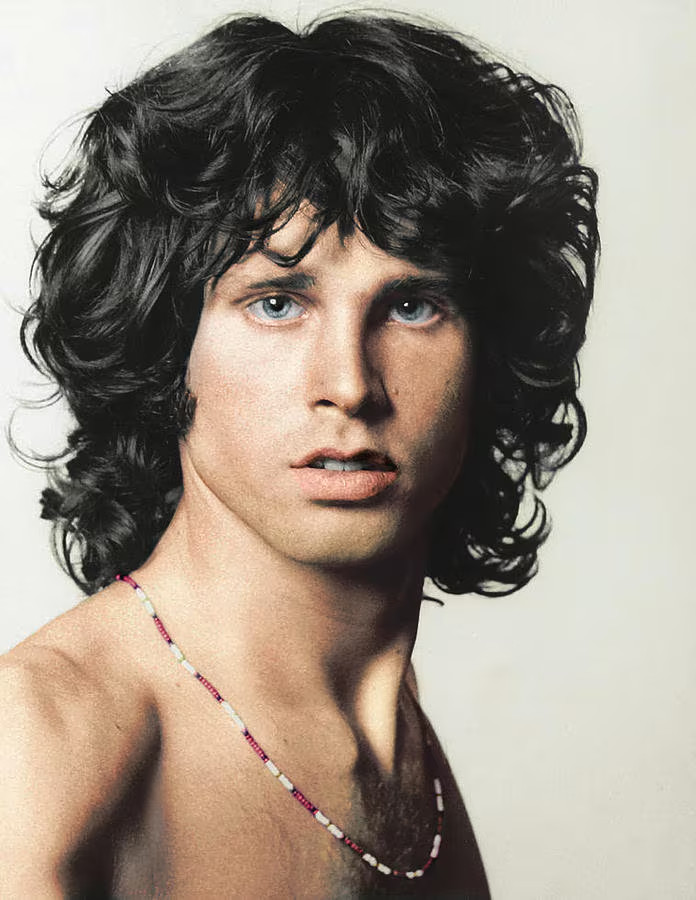 High Quality Jim Morrison Style Bohemian Cobra Love Bead Necklace 30in