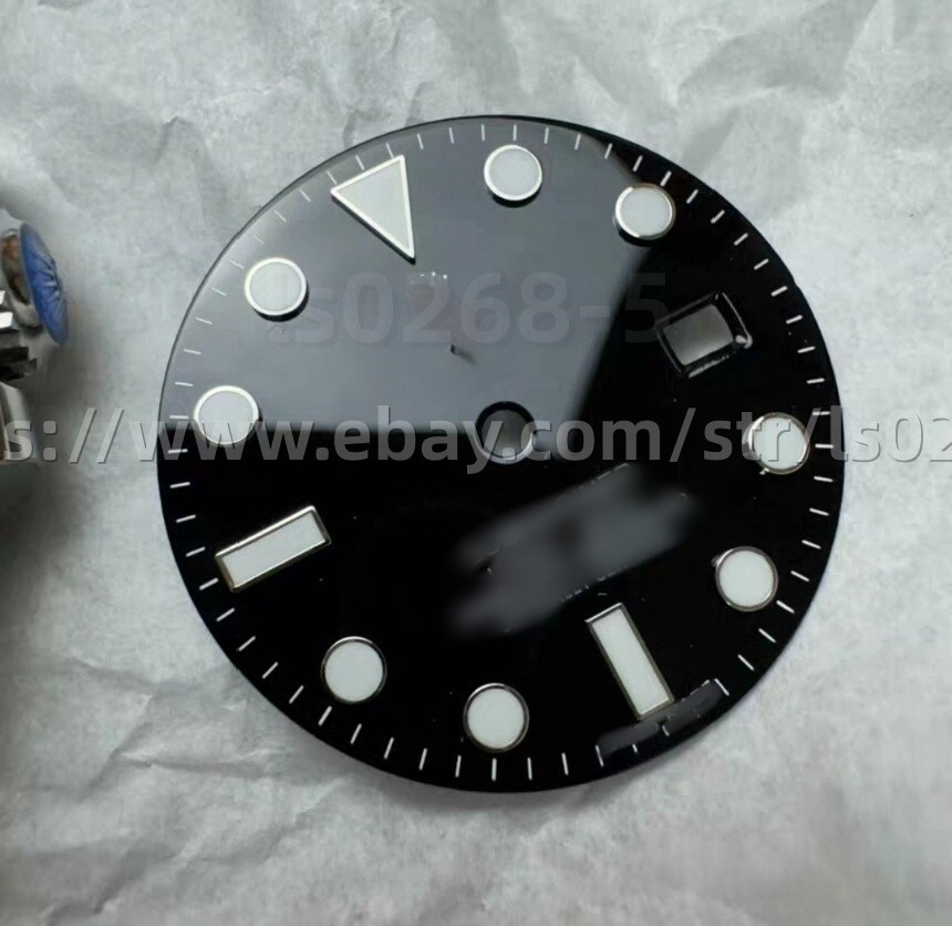 DIY SET for 3135 40MM watch case + dial + hands + Strap sapphire