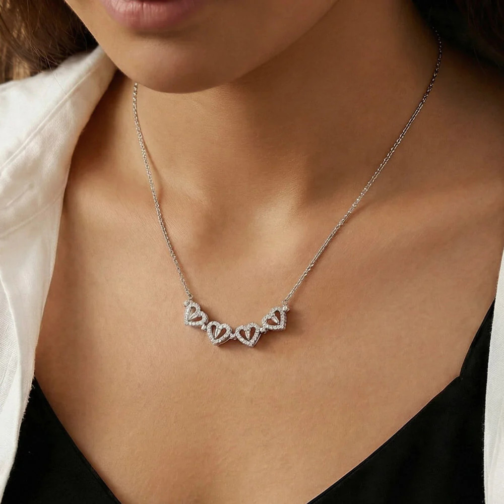 Soulmate Heart Clover Convertible Necklace