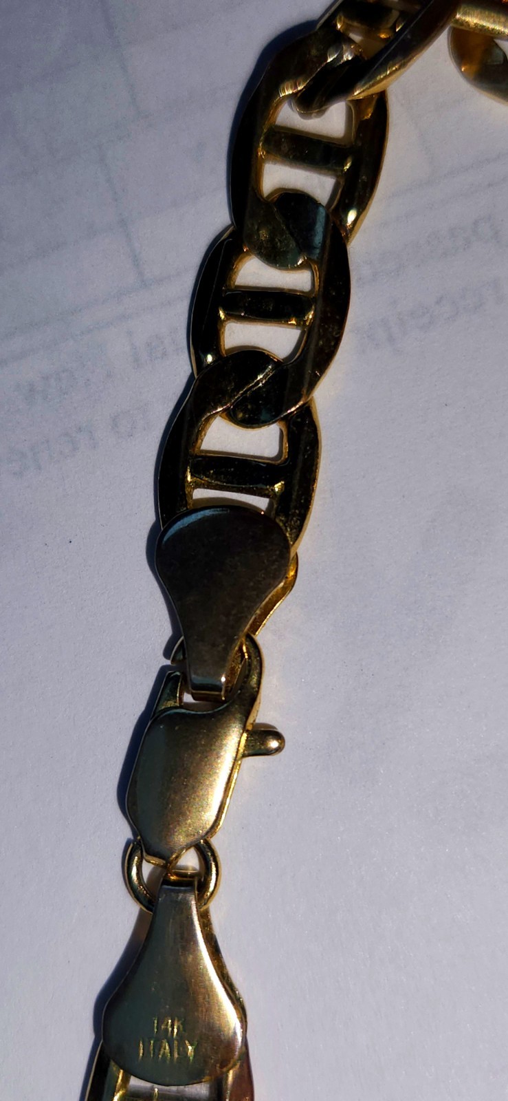 14k Solid Gold Necklace 48.44 grams