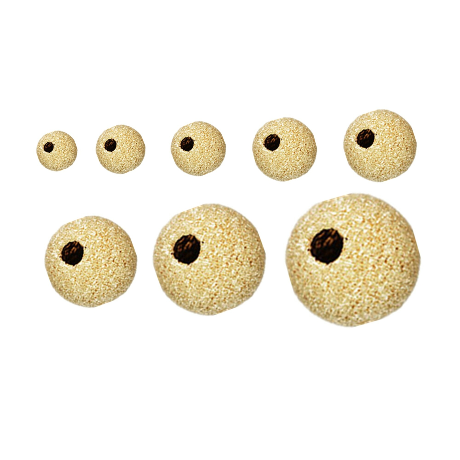 14K Gold Filled Stardust Round Ball Bead for Bracelet 2mm 2.5mm 3mm 4mm 5mm 6mm