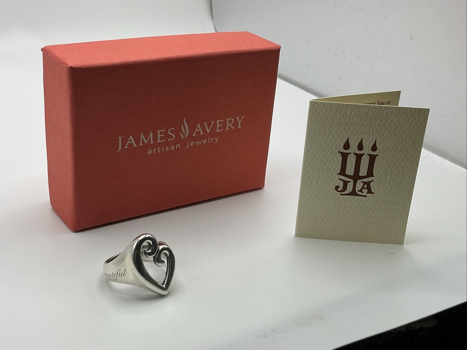 James Avery – A Mother’s Love Ring – Size 7 – Beautiful Mother Engraved