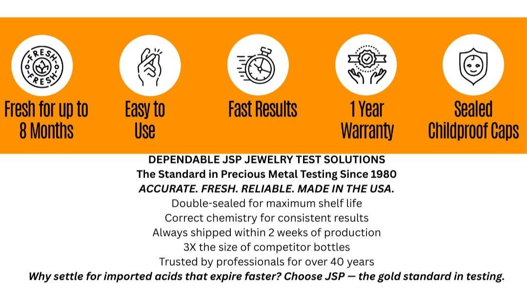 Gold Silver Platinum Testing Kit – Test 9K 10K 12K 14k 18K 22K 999 925 Sterling