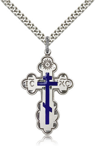 .925 Sterling Silver Cross Necklace For Men On 24 Chain – 30 Day Money Back …
