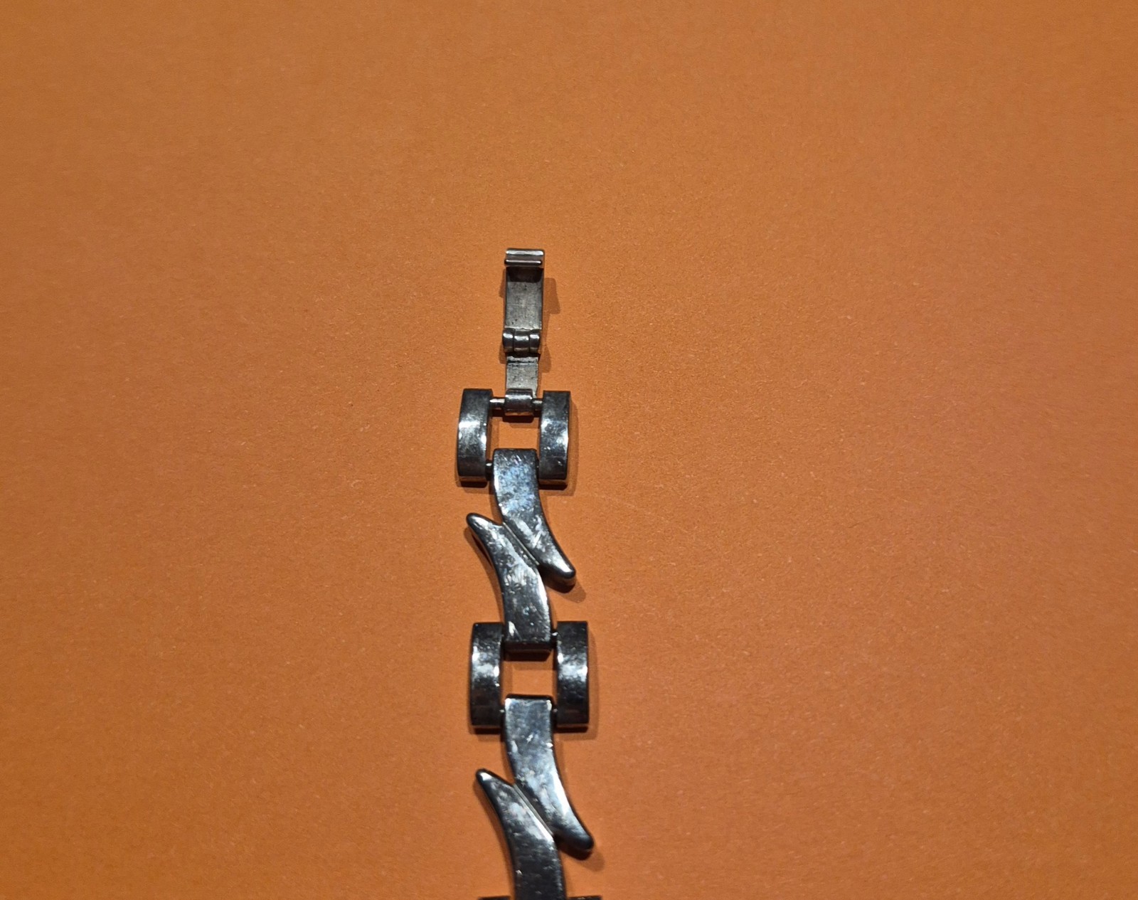 Sterling Silver 925 wheat/flame Link Bracelet 3/8″ Wide 7″ Long 25g