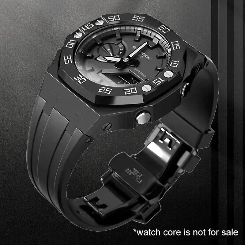 Dial Bezel AP Mod Kit Metal Refit Case Band Strap Cover for G-Shock GA-2100/2110