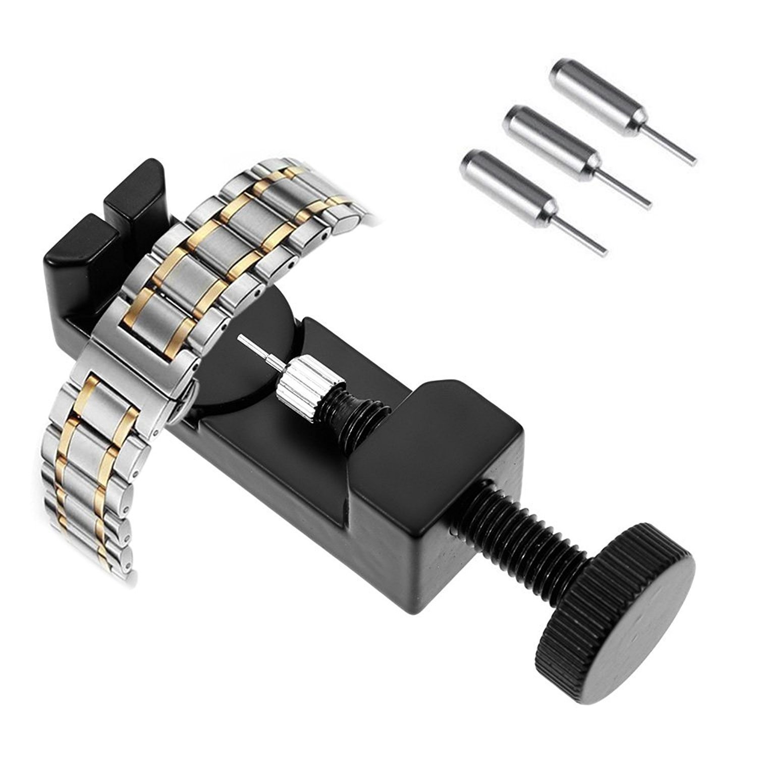 Metal Adjustable Watch Band Strap Bracelet Link Pin Remover Repair Tool Kit S…