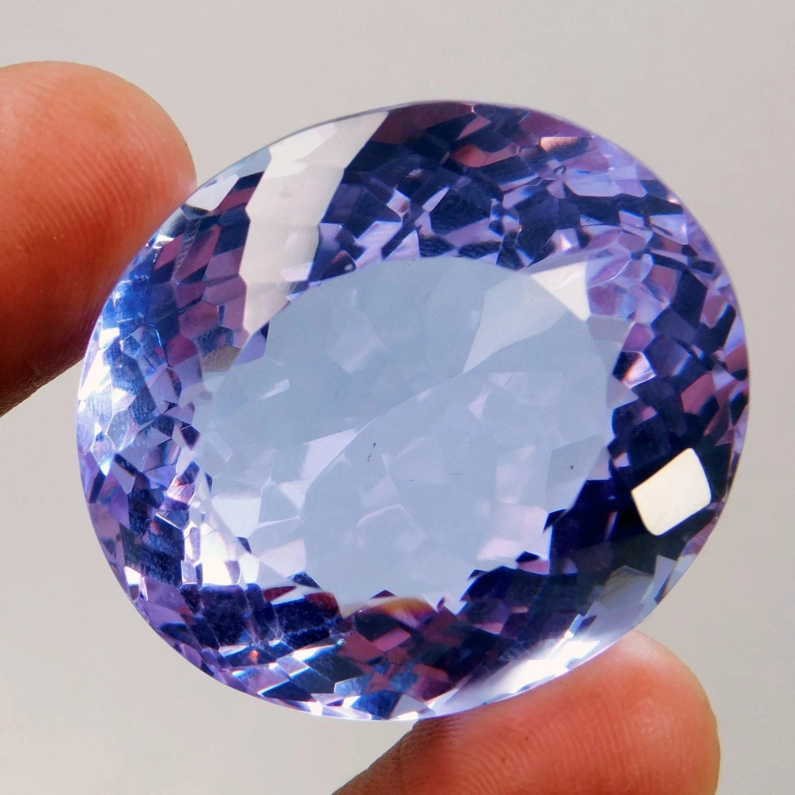 345.85 Carat Huge Purple Amethyst Oval Cut Flawless Certified Loose Gemstone