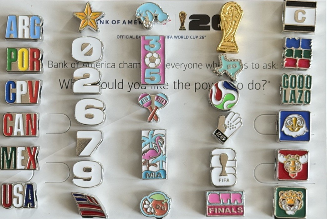 Bank of America FIFA World Cup 26 **INDIVIDUAL CHARMS PLEASE READ DESCRIPTION**