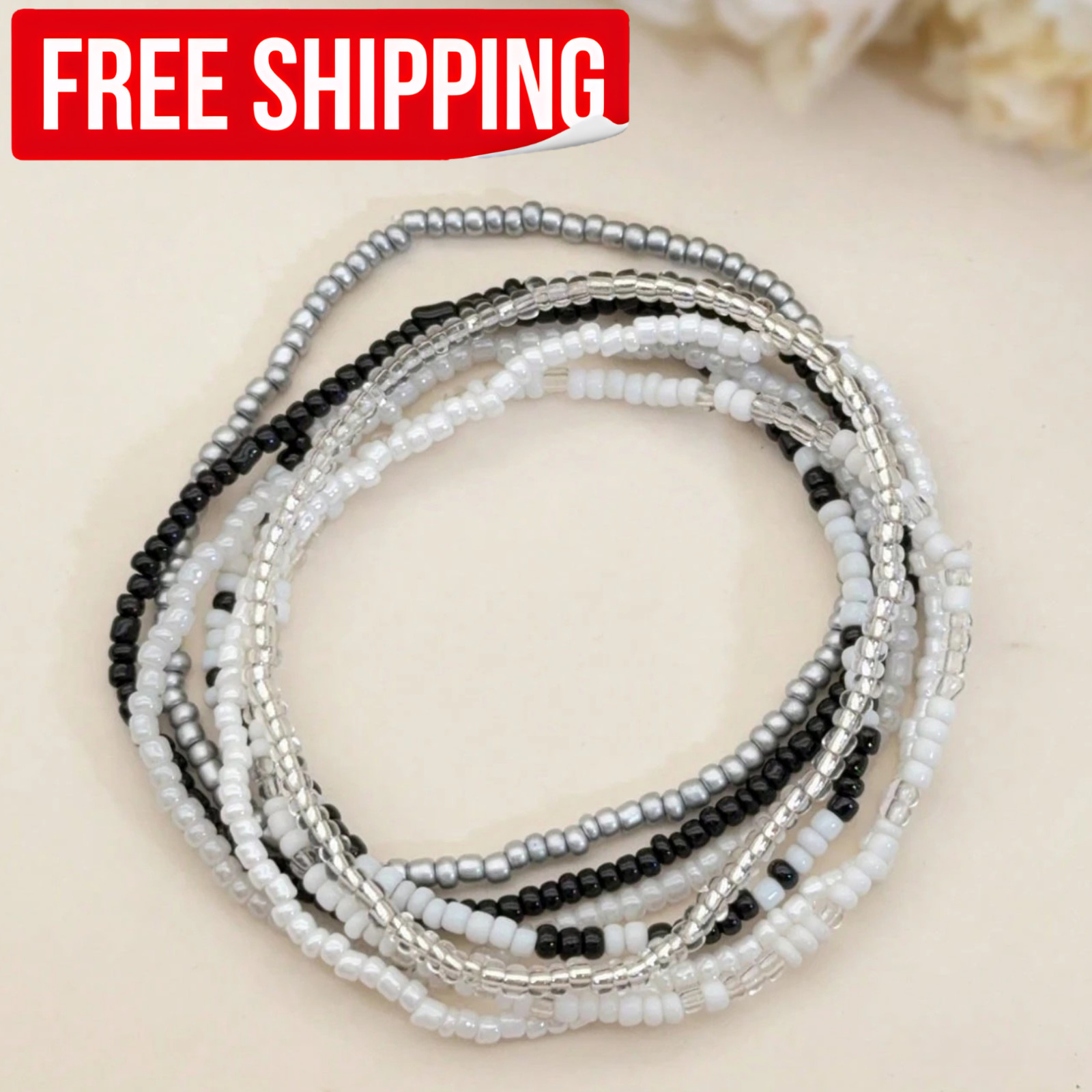 Boho Handmade Beaded Anklet Bracelet Adjustable Beach Summer Anklet for Women US