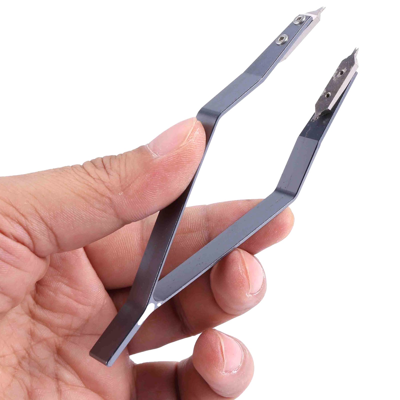 Stainless Steel 7825 V Type Watch Spring Bar Tweezers for Watch Repair O7A63993