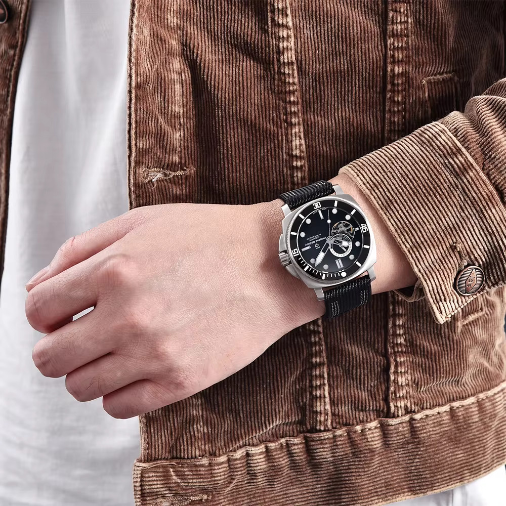 43MM Men’s Automatic Mechanical Watch NH39 200M 20ATM Waterproof Sapphire glass