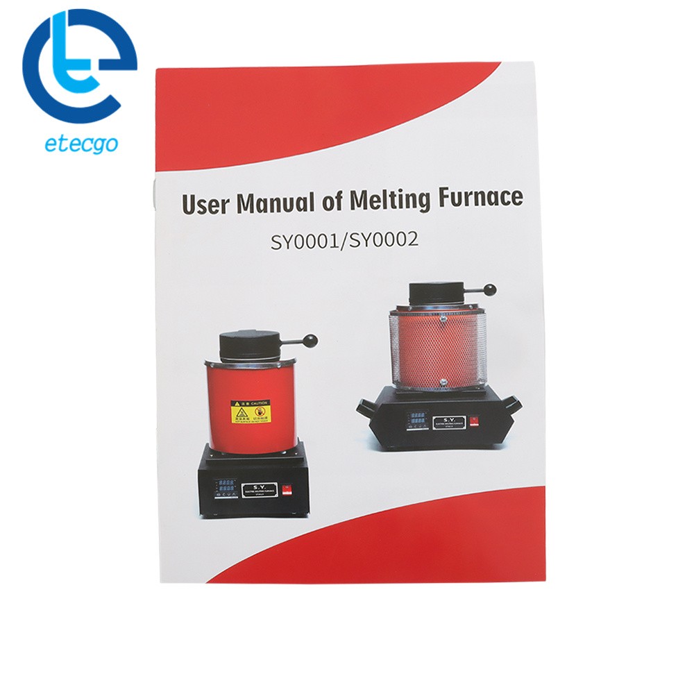 110V Upgraded Electric Gold Melting Furnace Forge kit 1400W Mesh 3KG Crucible