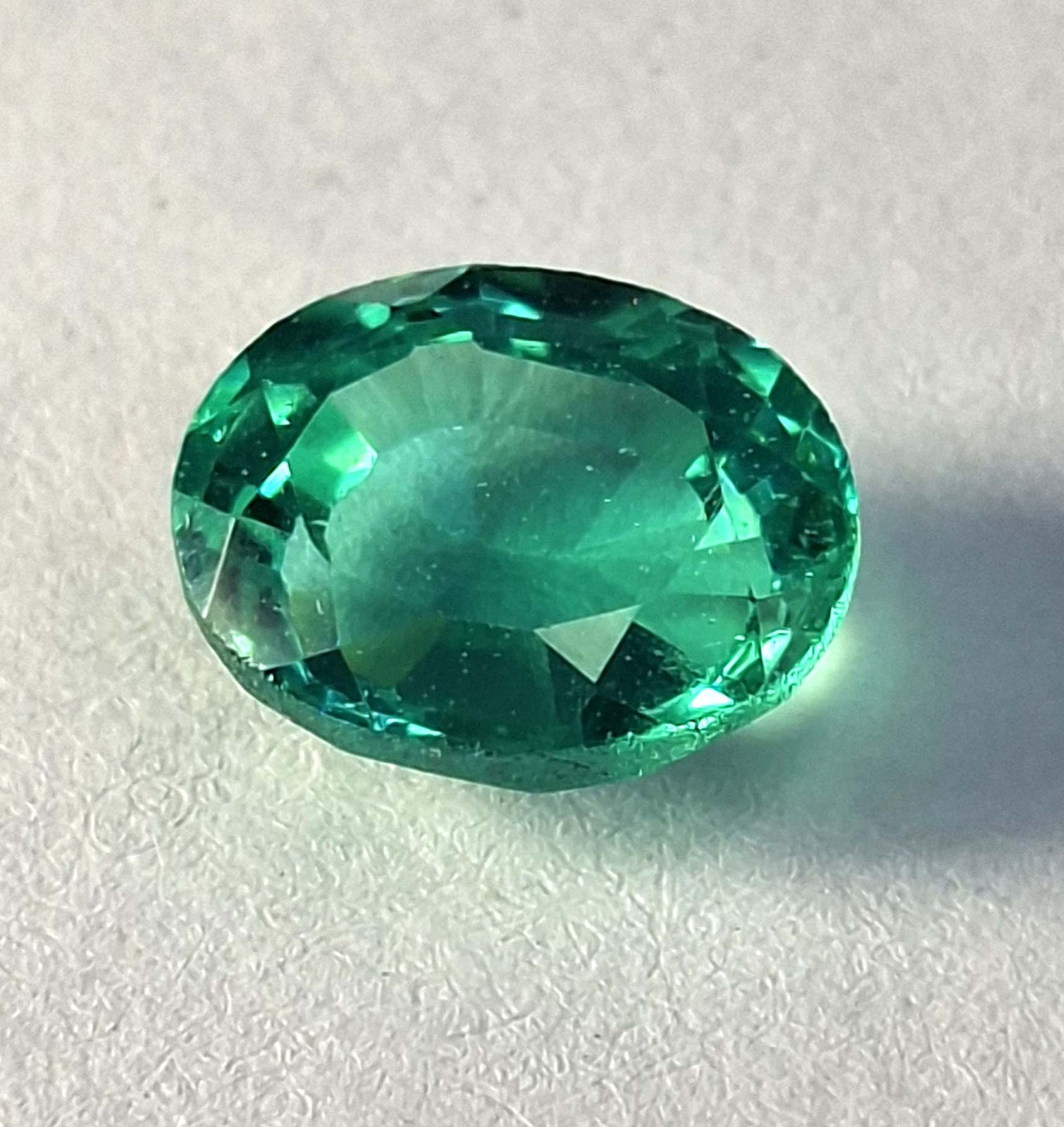 Zambian Oval Cut 5-7 Ct Green Certified Emerald Loose Gemstone