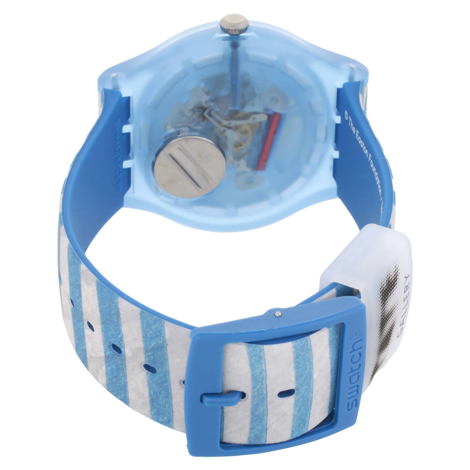 Swatch Bourgeois’s Spirals Quartz Blue Dial Watch SUOZ364