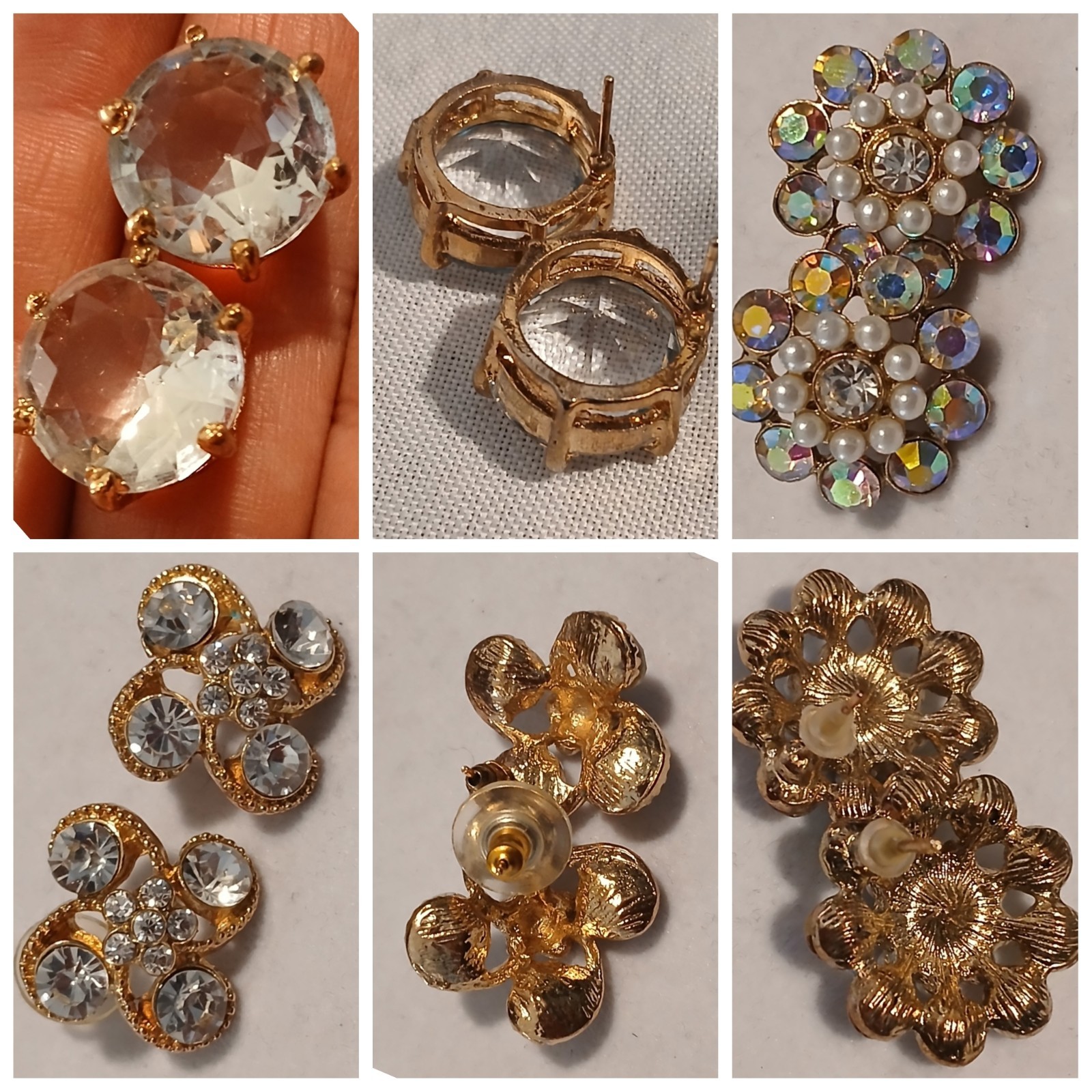 Mixed Vanity & Accessories Jewelry Lot (Includes Jewelry Box) More than 50 Pcs