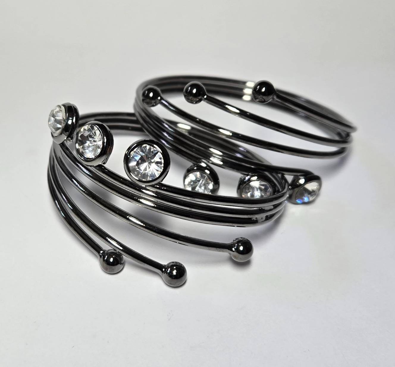 Bulk 24 Pcs Silver Tone Metal Cuff Bangles Bracelets Mixed Styles Wholesale