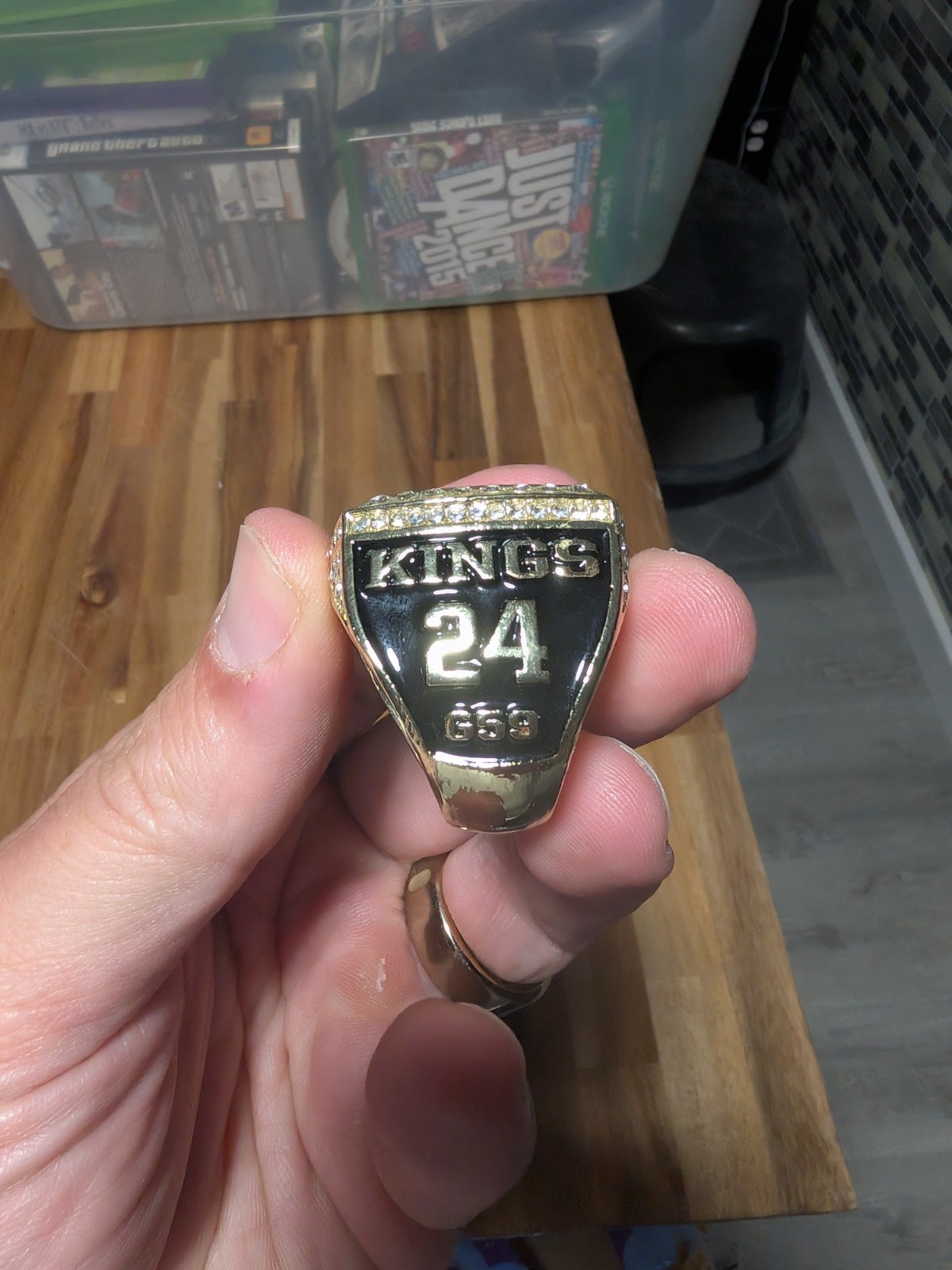 G59 Championship Ring “ GREY59” Size 11 Suicideboys Gold