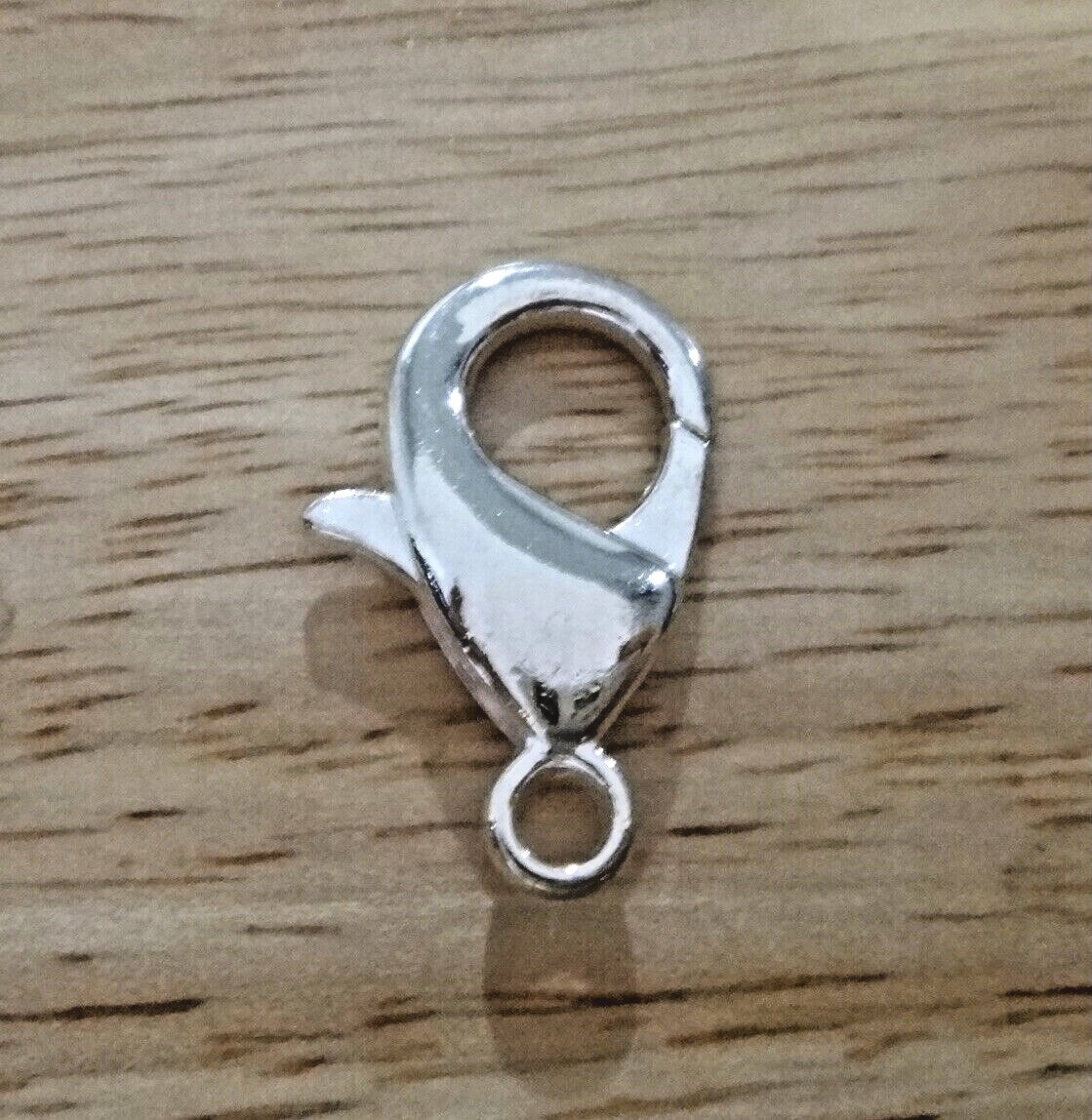 XLarge Silver 12x23mm Round Trigger Balloon Lobster Clasp to fix jewelry