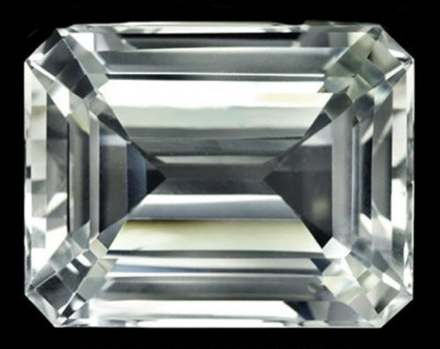 GOSHENITE 9 x 7 MM EMERALD CUT ALL NATURAL RARE GEMSTONE AAA