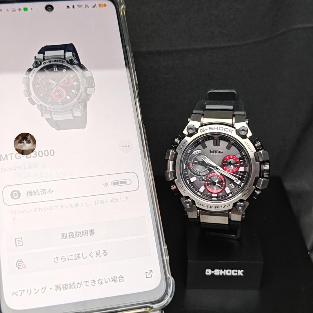 Casio G-SHOCK MTG-B3000-1AJF Safe packing!