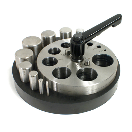 Disc Cutter – Circle – 10 Punches – Rubber Base – for Jewelry Making – 28-590