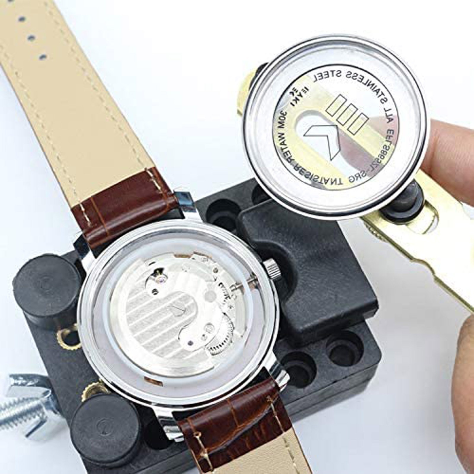Watch Back Case Cover Opener Adjustable Handy Remover Repair Watchmaker Tool