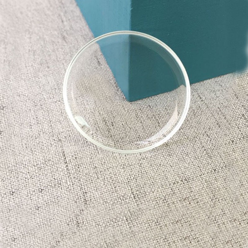 Lid Shaped High Domed Watch Crystal Round Mineral Glass Mirror Lens 25mm-34.5mm