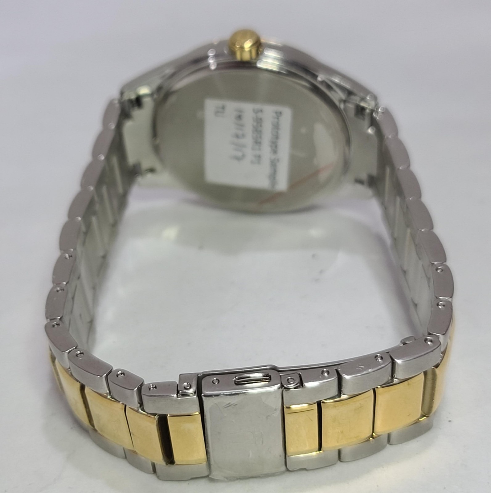 S-9585R1 BULOVA WHITE DIAL STAINLESS STEEL MEN’S WATCH MB5-190