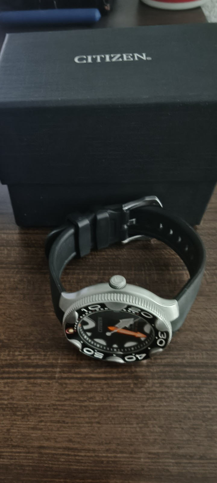 Citizen Eco-Drive Men’s Promaster Dive Orca Calendar Black Watch 46MM BN0230-04E