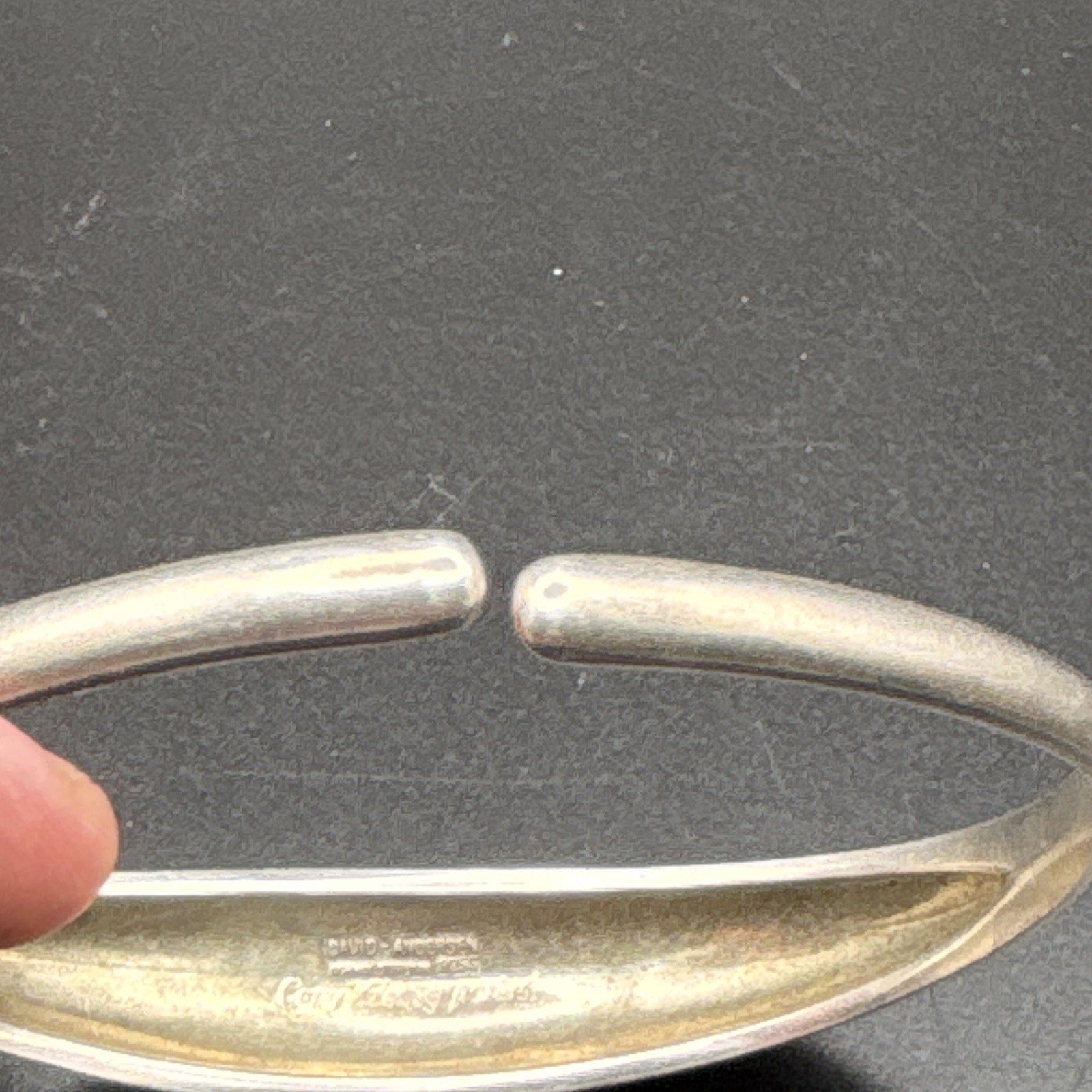VTG David-Andersen Norway Sterling Silver Viking Saga Cuff Bangle Bracelet 41.7g