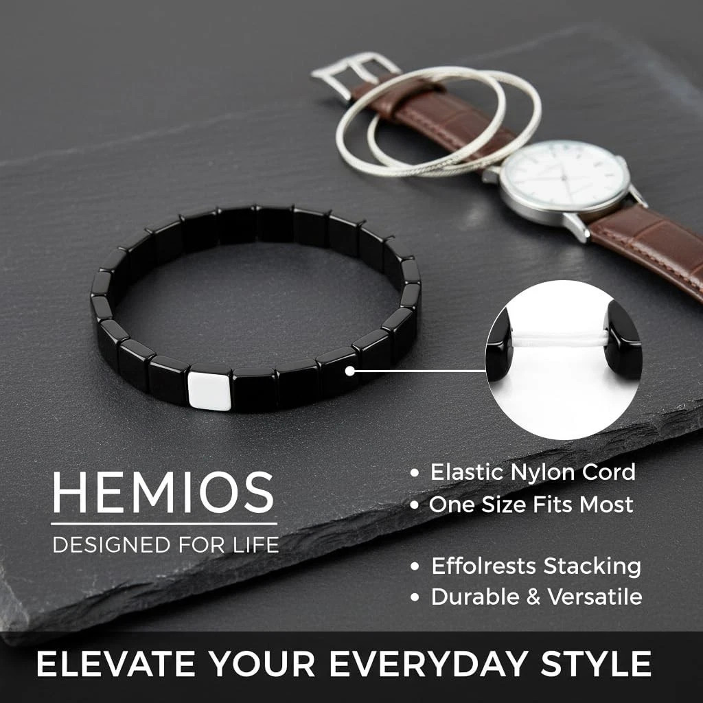 Hematite Bracelet Men – Reignites Masculine Energy, Natural Hematite Stone Be…