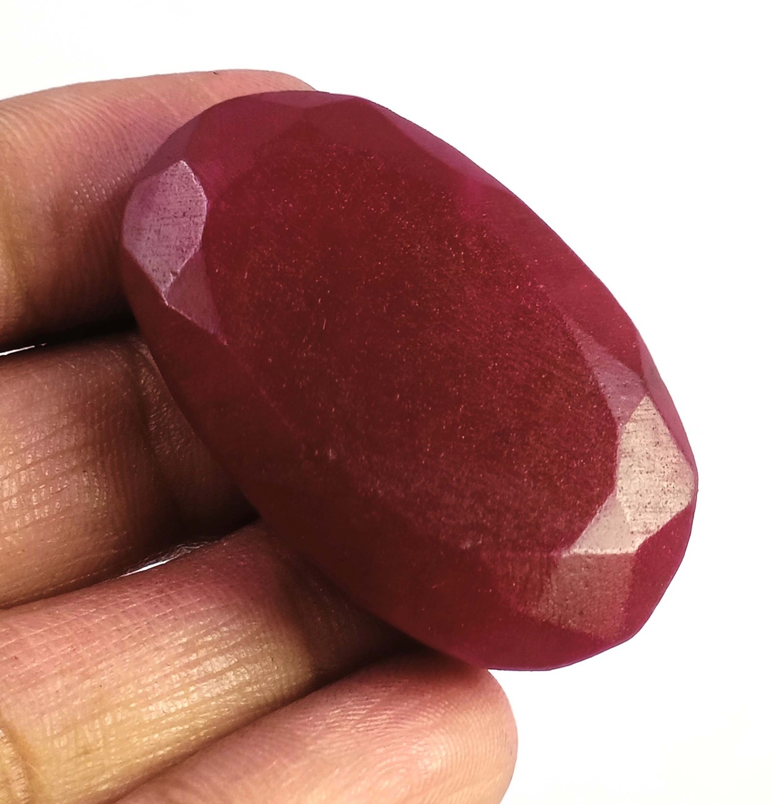 World Class Quality 83 Ct Natural Red Ruby Oval Shape IGL Gemstone 6AHL